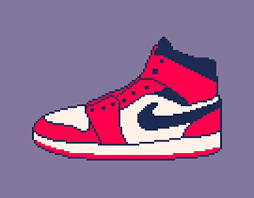 Check Out New Work On My Behance Profile Nike Sneakers Pixel Art Http Be Net Gallery 95175381 Nike Snea In 2020 Pixel Art Minecraft Pixel Art Cross Stitch Charts