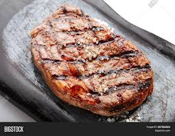Spice up a sirloin steak. Ribeye Steak Salt Image Photo Free Trial Bigstock