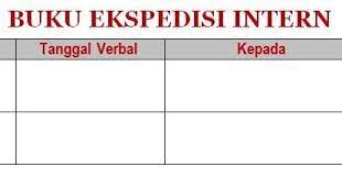 Atau surat yang disampaikan antar unit buku ekspedisi yang bagus untuk pengolahan surat masuk dan keluar contohnya buku ekspedisi merek gelatik. Buku Ekspedisi Ekstern