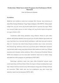 , u menurut sabri ahmad (2006: Pdf Pembentukan Modal Insan Melalui Pengajaran Dan Pembelajaran Hibrid Matematik Mohd Afifi Academia Edu