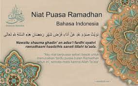 Niat Puasa Ramadhan Arab Latin Jawa Sunda Dan Artinya