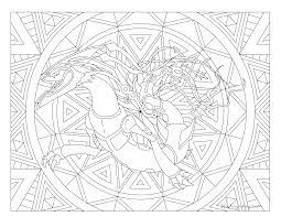 Fun coloring pages featuring your. Pokemon Coloring Pages Adult Pokemon Coloring Page Mega Rayquaza Best Coloring Pages Online