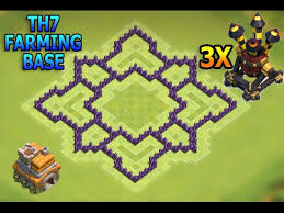 I shall provide you with a record you should use to decide as to what upgrade is likely to create the best sense for your base. Coc New Best Town Hall 7 Th7 Farming Hybrid Base With 3 Air Defenses New Update Youtube