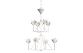 Julie Neill For Visual Comfort Alberto Chandelier Plaster White One Kings Lane