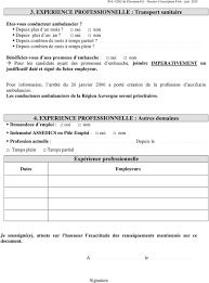 La classe préparatoire à la formation au métier d'ambulancier est accessible à tout le monde, quel que soit son niveau d'études. Fiche D Inscription Auxiliaire Ambulancier Selection Automne 2015 Session Du 02 Au 13 Novembre Etat Civil Ecrire Lisiblement Pdf Telechargement Gratuit