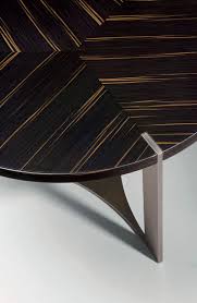 Tolomeo Coffee Table Detail By Fendi Casa Perfect Meeting Of Metal And Wood In One Smooth Surface Luxury Living Group Fendi Casa Coffee Table Furniture