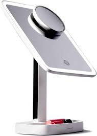 Amazon Com Fancii Led Makeup Vanity Mirror With 3 Light Setting And 15x Magnifying Mirror Choose Between Soft Warm Natural Daylight Or Neutral White Lights Dimmable Countertop Cosmetic Mirror Aura