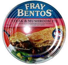 Stuart pay disgusted after finding maggots in his fray bentos pie after sitting down to eat dinner with his family. Fray Bentos Steak Mushroom Pie 475g A Taste Of Britain