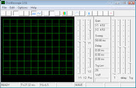 Free Download Oscilloscope 2 51 Am Application That Acts As An Oscilloscope Spectrum Analyzer Arduino Graphing
