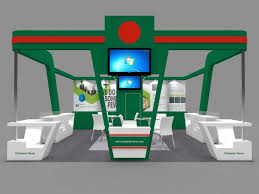 Exhibition Stall 3d Model 7x6 Mtr 3 Sides Open 3d Model Exhibition Stall Exhibition Stand Exhibition Stand Design