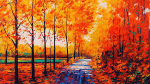 A R T Painting Wallpaper Abstract Landscape Wallpaper