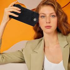 Jooniter Genuine Leather Wallets Women RFID Blocking Slim Bifold Wallet  Credit Card Holder Organizer Zipper Wallet For Women(darkcoffee): Buy  Online at Best Price in UAE