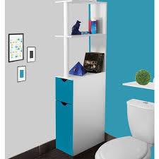 Livraison rapide à domicile, en point relais ou en magasin. Meuble Wc Etagere Bois Gain De Place Pour Toilette 2 Portes Bleues 12417
