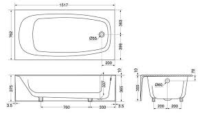 The size will really depend on what material the tub is made from and whether or not is a wall to wall or a corner tub. Small Bathroom Dimensions In Meters Novocom Top