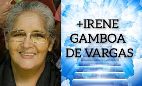 Vienes 10 de junio misa de 7 años Horas 14:30 +Irene Gamboa de Vargas  Facebook: Parroquia Cristo Rey-Cochabamba