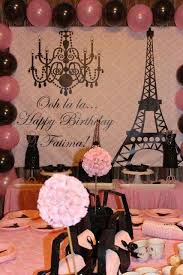 Chanel party birthday party themes paris themed parties barbie theme party. Parisian French Paris Pink Pink And Black Birthday Party Ideas Photo 10 Of 27 Paris Theme Party Paris Themed Birthday Party Paris Theme Party Decorations