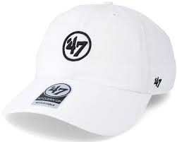 Find fitteds & dad hats. 47 Brand Logo Clean Up White Adjustable 47 Brand Caps Hatstore Co Uk