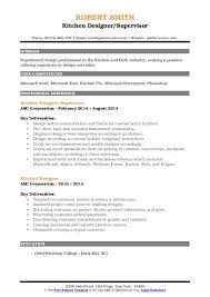 In your cleaner cover letter, give a complete overview of your skills and expertise, as well as enthusiasm. Kitchen Designer Resume Samples Qwikresume