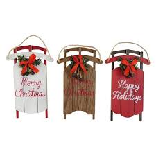 Assorted Mini Christmas Sled Sign By Ashland In 2020 Christmas Sled Christmas Gift Shop Christmas Wall Decor
