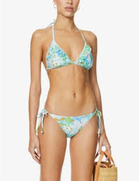 Faithfull the brand swimwear uk. Faithfull The Brand Gardone Valensole Floral Print Bikini Top Selfridges Com