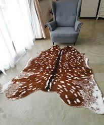 Cow, horse, and bear hides are great for rugs though. Faux Deer Rug Faux Animal Fur Rug Skin Carpets Hide Decor Area Rug 5 9x5 1ft Ebay