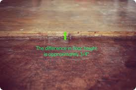 Diy How To Install A Transition For Uneven Floors Uneven Floor Flooring Transition Flooring