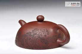 紫砂壶图片 年终巨献 优质底料 李彦雄通景山水 全手小半月 古体山水 美壶网 yixing teapot tea pots chinese tea