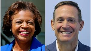 Ted Budd and Cheri Beasley face off in NC Senate contest : NPR
