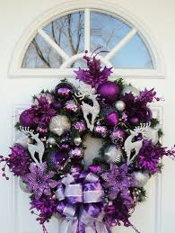 Christmas purple and silver decorations on the christmas tree, snowflakes balls garlands, closeup texture background. 35 Breathtaking Purple Christmas Decorations Ideas All About Christmas