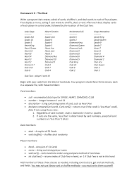 The most common pattern worldwide and the only. Package Card Make A Deck Class And A Player Chegg Com