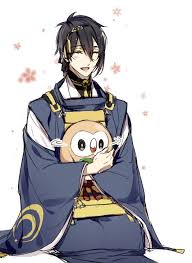mikazuki munechika touken ranbu touken ranbu touken ranbu mikazuki chibi boy