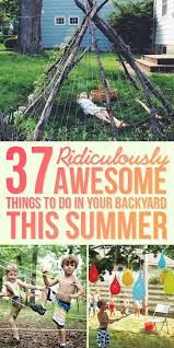 Finally, fill up the pond with water, and create a border around the edge with rocks or stones. 37 Ridiculously Awesome Things To Do In Your Backyard This Summer