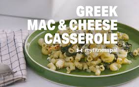 Healthy Greek Mac Cheese Casserole Myfitnesspal Alimentation Recette Salade