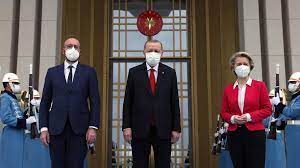 The meeting in ankara was set up to repair relations between the eu and turkey, which have been strained for years over issues like the arrival of migrants. Turkey Blasts Sofagate Says Eu Is To Blame Greek City Times