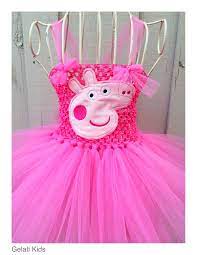 Peppa Pig Tutu Dress Handmade By Gelati Kids Cake Smash Australia Peppa Pig Party Pig Party Birthday Party Themes