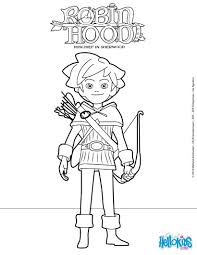 color online robin hood robin coloring pages