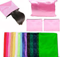 Hair Extension Packaging Bags Black Wig Storage Carrier Bag with Wooden  Hanger Golden Zipper Bag Wig Storage Cover