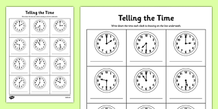 o clock and half past worksheet ks1 teacher made