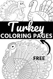 More printables @ a to z. The Cutest Free Turkey Coloring Pages Skip To My Lou
