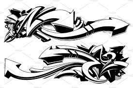 Siap pakai & bebas hak cipta. Graffiti Vector Arrows Graffiti Designs Black And White Graffiti Graffiti Art Letters