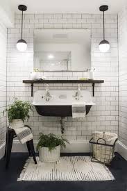 And the vinyl floorcloth beneath the tub protects the floors while creating an. 20 Gorgeous Black And White Bathroom Rugs Under 70