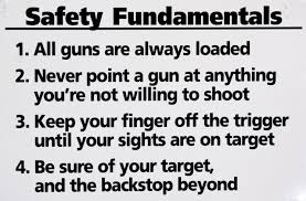 The three most important rules of gun safety are: Classes For Youth Liberty Firearms Institute