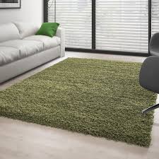 Erwerben sie mit dem hochwertigen teppich kayoom etna 110 ein schickes accessoire für ihre. Hochflor Langflor Wohnzimmer Teppich Shaggy Florhohe 3cm Unifarbe Grun Grosse 60x110 Cm