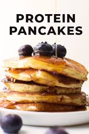 It helps the pancakes rise. This Easy Protein Pancakes Recipe Is A Quick Healthy Breakfast And There S No Banana In Easy Protein Pancakes Protein Pancake Recipe Protein Pancakes Low Carb