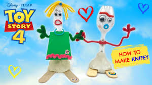 Maybe the toy story creators didn't set out to make forky an analog for mental health issues, but you can't deny he's dealing with a bevy of general anxiety or depression symptoms. Toy Story 4 How To Make Knifey Diy Forky S Girlfriend Ms Knifey Easy Tutorial Youtube