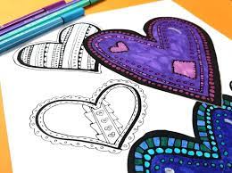 Some of the coloring pages shown here are heart shape coloring getcoloring com sketch click on the coloring page to open in a new window and print. Heart Coloring Page A Free Printable Coloring Page For Adults
