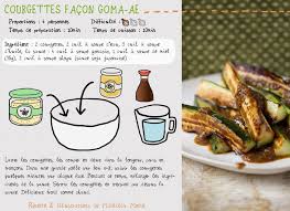 Courgettes Goma Ae Recettes De Cuisine Recette Cuisine Asiatique