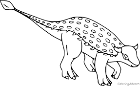 Gastonia burgei named by james kirkland, 1998 dinosaur skeleton animal bones prehistoric creatures anatomy drawing drawings. Ankylosaurus Coloring Pages Coloringall