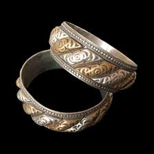 Perfect piece to add to your everyday or festival outfit. Berber Jewellery Vintage Shams Wa Qmar Bracelets From Morocco