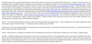 Periodic Tables Of Elements